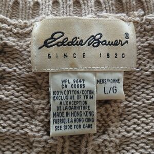 Eddie Bauer Beige Knit Sweater